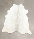 Light Grey XX-Large Brazilian Cowhide Rug 7'4"H x 6'10"W #B4905 by Hudson Hides
