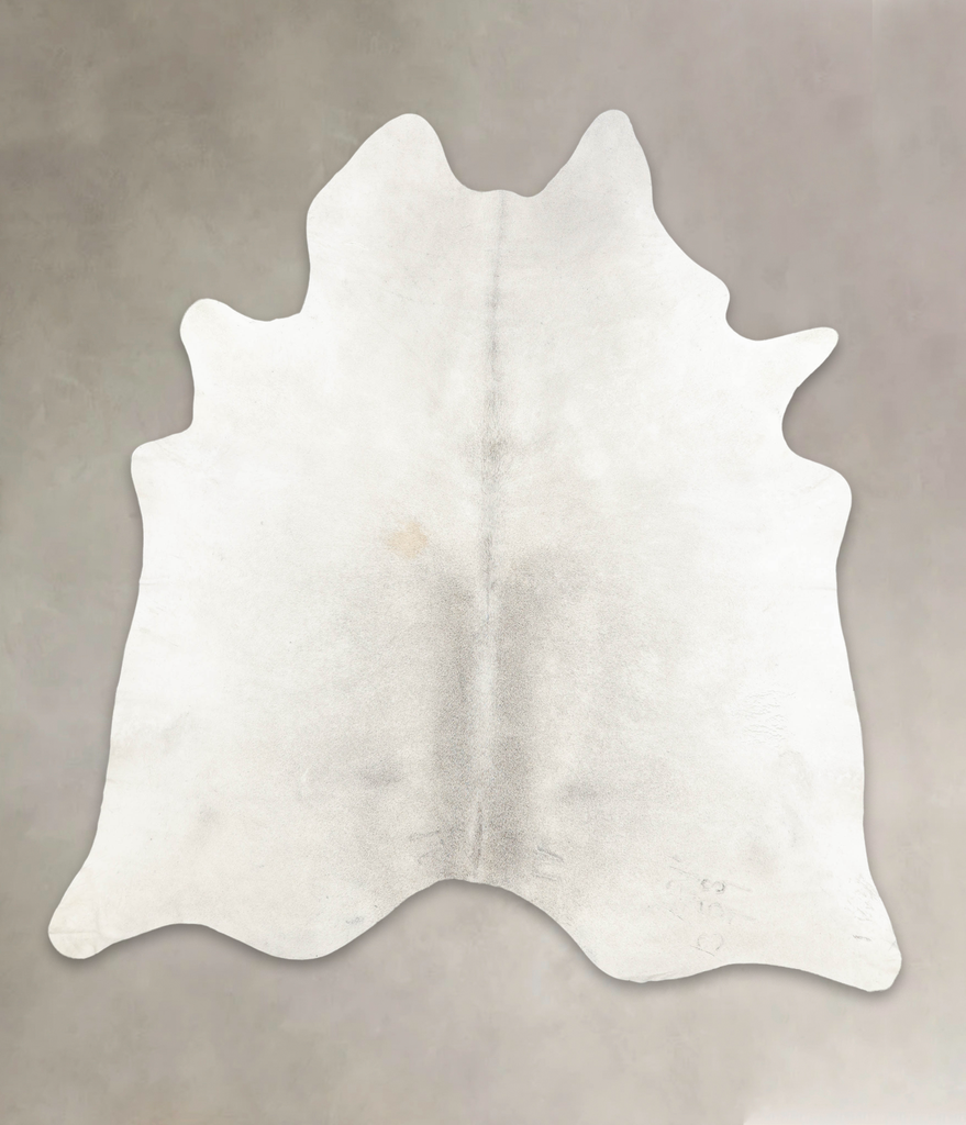 Light Grey XX-Large Brazilian Cowhide Rug 7'5"H x 7'0"W #B4931 by Hudson Hides