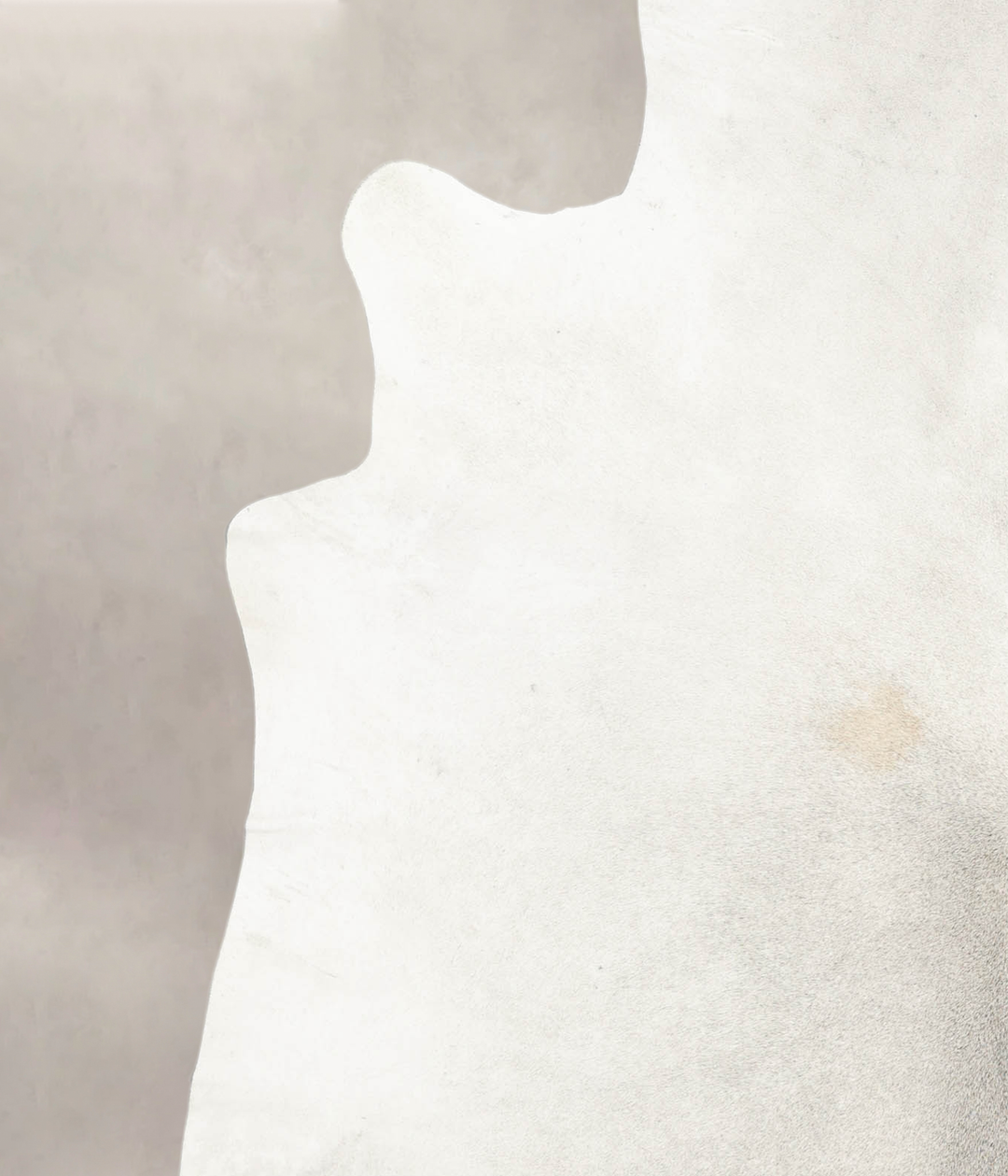 Light Grey XX-Large Brazilian Cowhide Rug 7'5"H x 7'0"W #B4931 by Huds