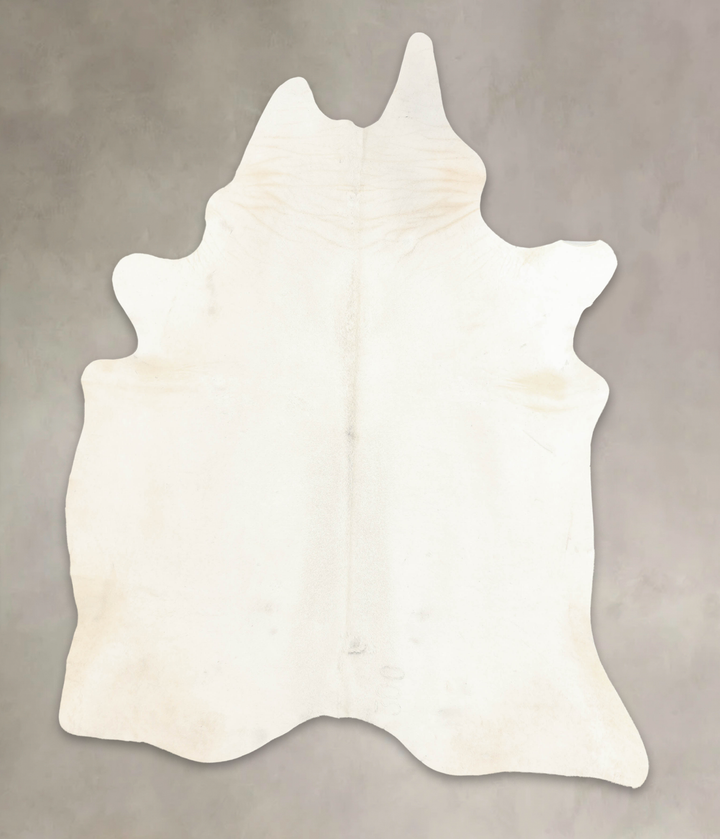 Ivory with Beige XX-Large Brazilian Cowhide Rug 8'7"H x 6'6"W #B4935 by Hudson Hides