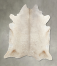 Champagne XX-Large Brazilian Cowhide Rug 8'2"H x 7'7"W #B5165 by Hudson Hides