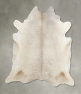 Champagne XX-Large Brazilian Cowhide Rug 8'2"H x 7'7"W #B5165 by Hudson Hides