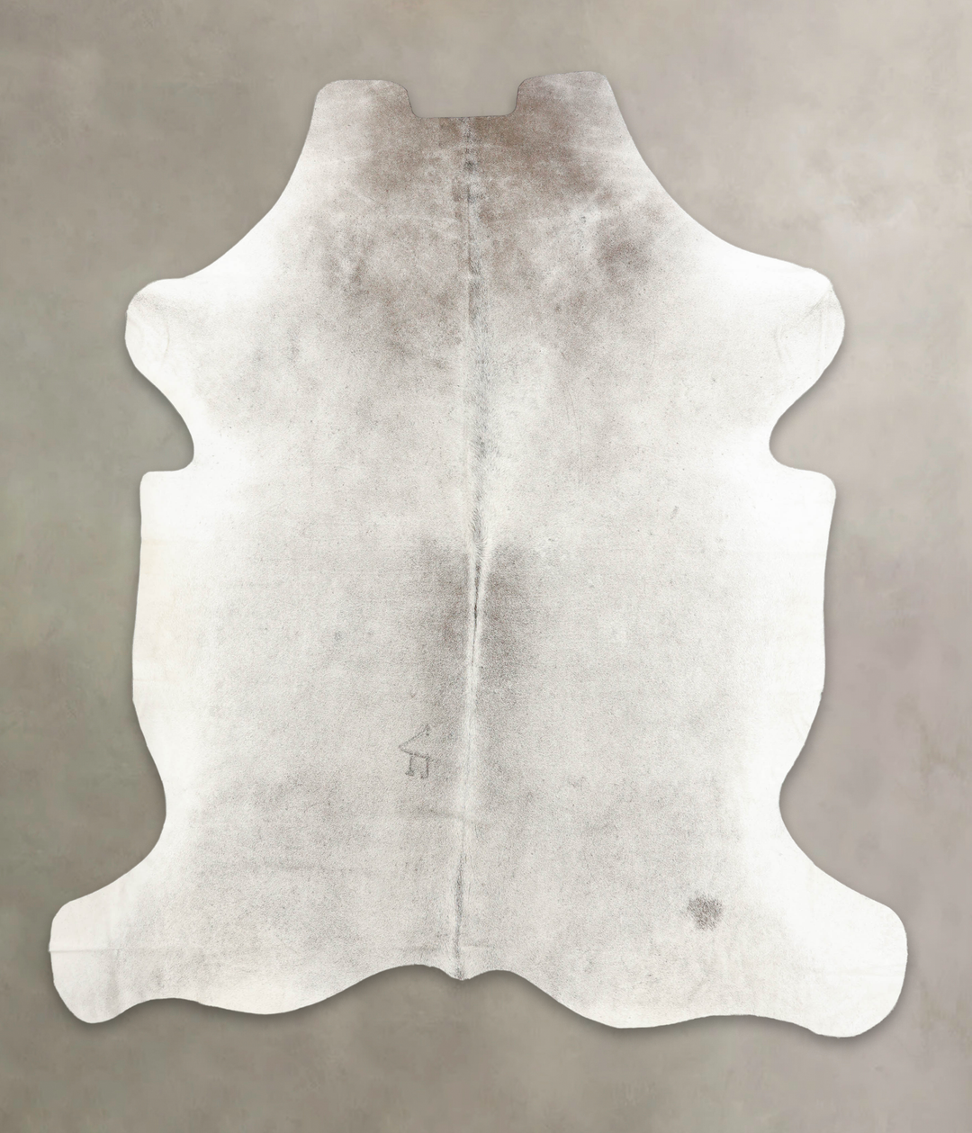 Medium Grey XX-Large European Cowhide Rug 7'8"H x 6'7"W #B5617 by Huds