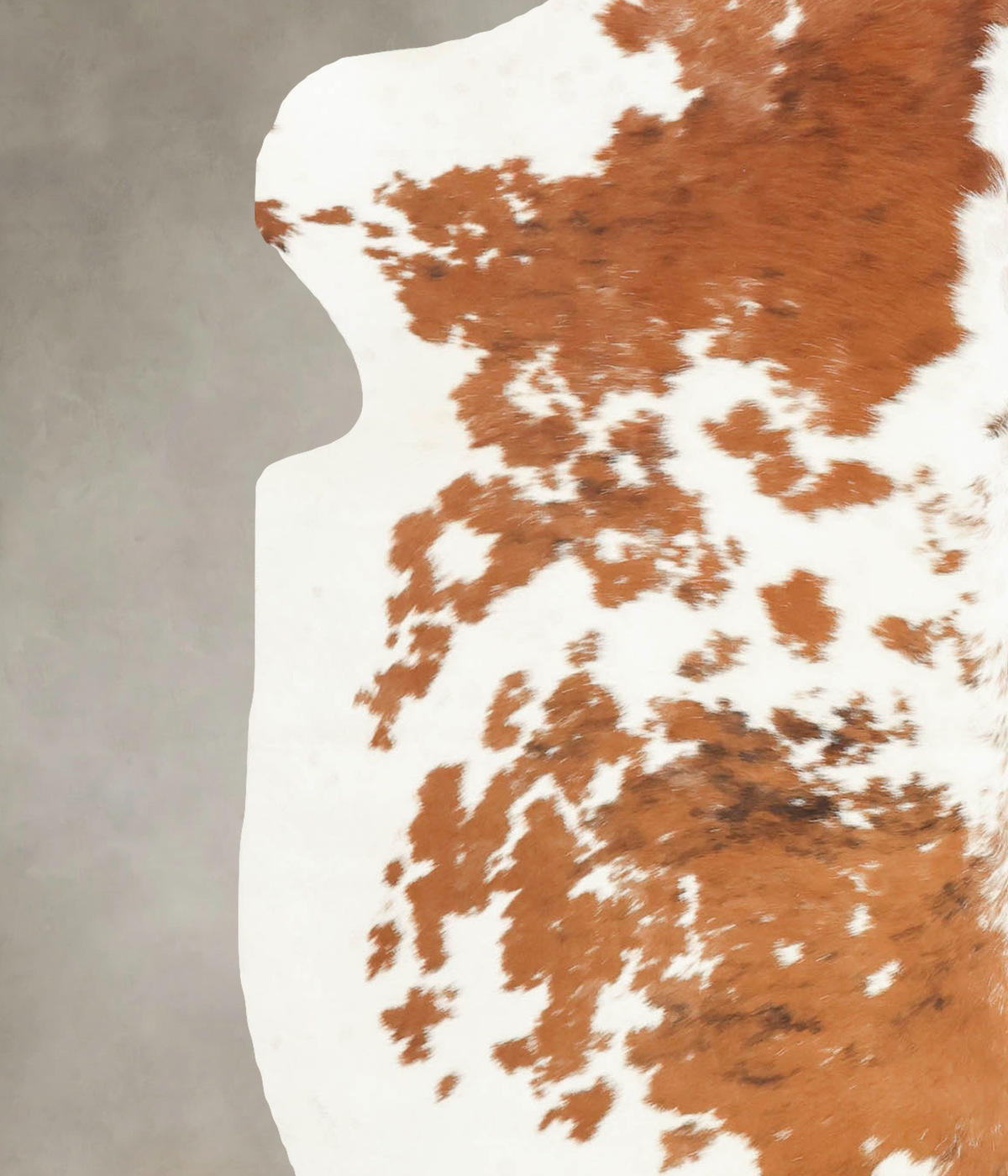 Brown and White X-Large European Cowhide Rug 6'8"H x 6'0"W #B5782 by Hudson Hides