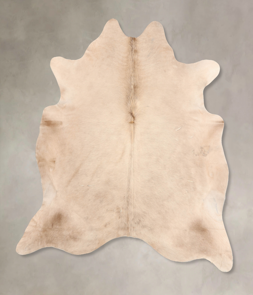 Champagne XX-Large Brazilian Cowhide Rug 8'2"H x 7'0"W #B6315 by Hudson Hides