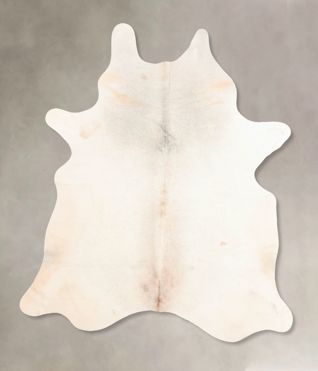 Grey with Beige X-Large Brazilian Cowhide Rug 7'11"H x 6'3"W #B6335 by