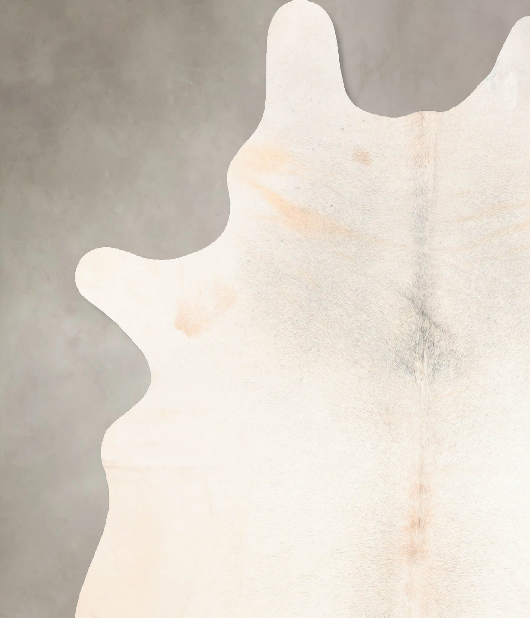 Grey with Beige X-Large Brazilian Cowhide Rug 7'11"H x 6'3"W #B6335 by