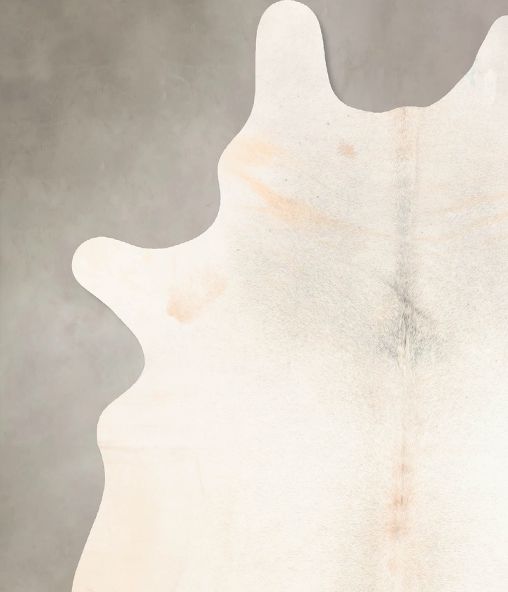 Grey with Beige X-Large Brazilian Cowhide Rug 7'11"H x 6'3"W #B6335 by Hudson Hides