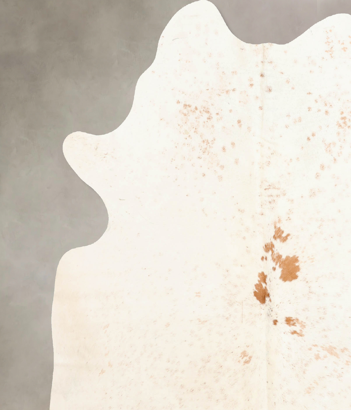 Salt and Pepper Brown X-Large Brazilian Cowhide Rug 7'8"H x 6'3"W #B6415 by Hudson Hides