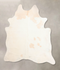 Beige and White XX-Large Brazilian Cowhide Rug 8'2