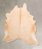 Beige XX-Large Brazilian Cowhide Rug 8'7