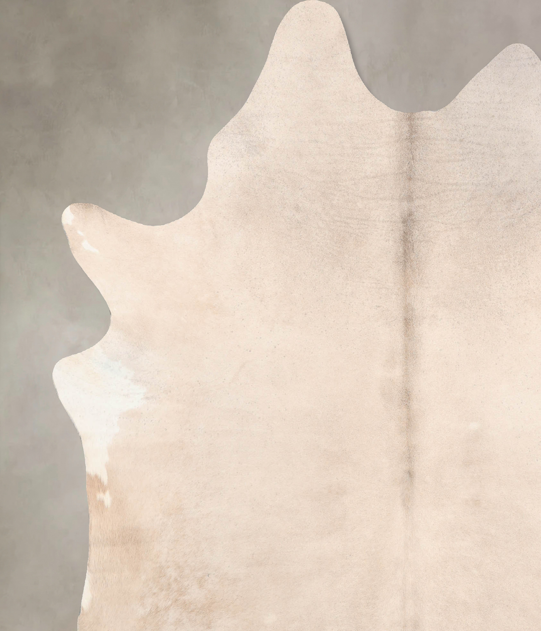 Grey with White XX-Large Brazilian Cowhide Rug 8'1"H x 6'7"W #B6491 by