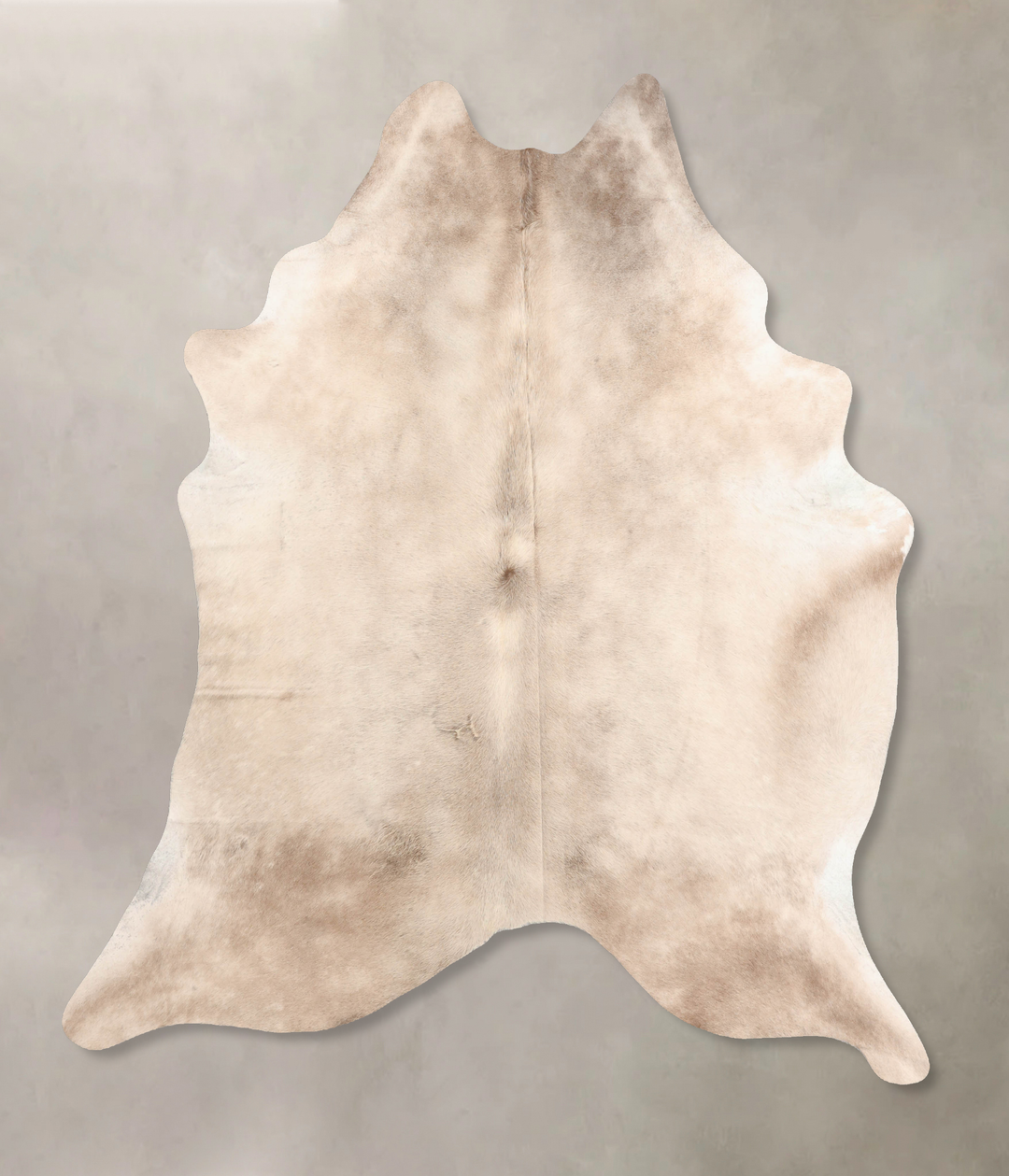 Champagne X-Large Brazilian Cowhide Rug 7'8"H x 6'5"W #B6497 by Hudson
