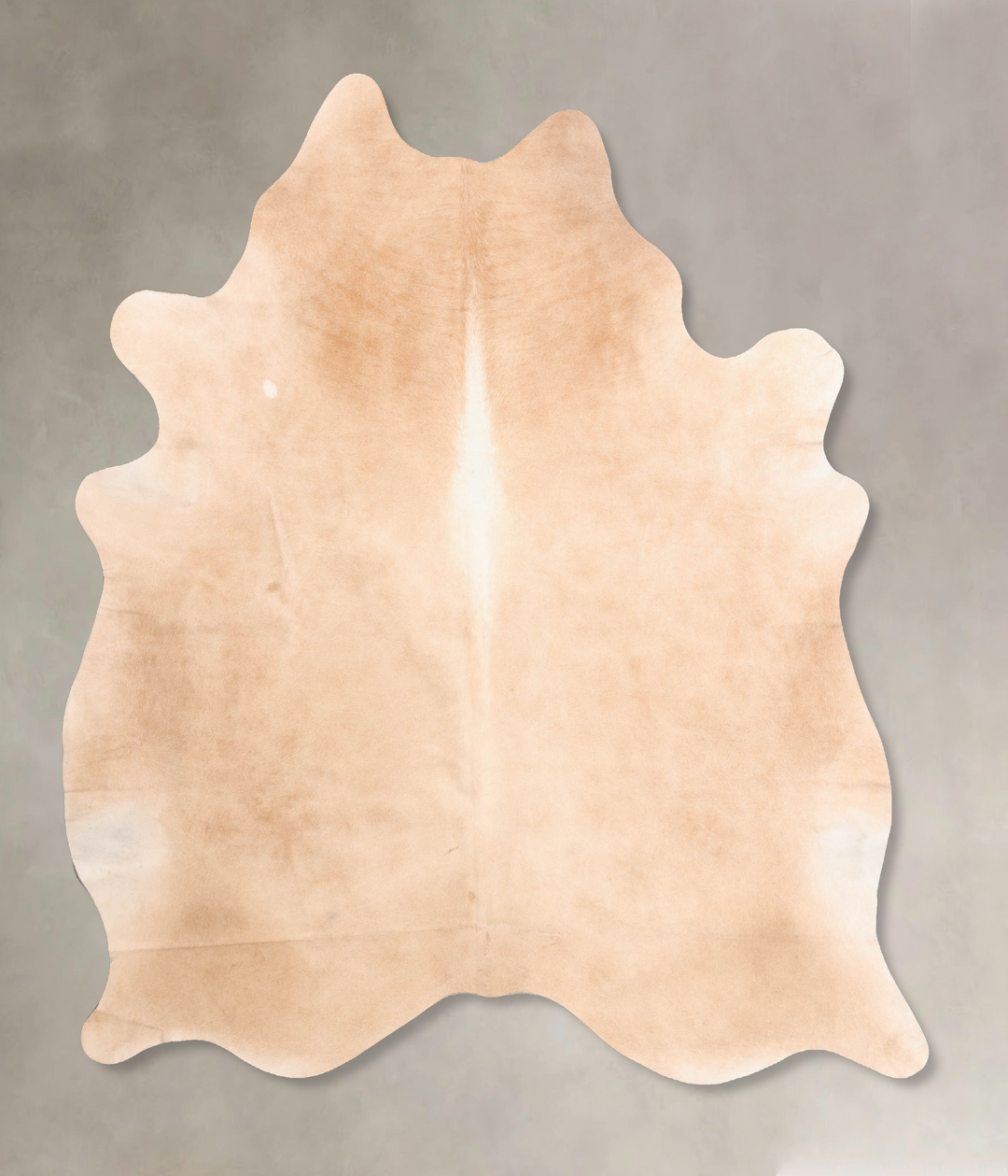 Beige XX-Large Brazilian Cowhide Rug 7'9"H x 6'8"W #B6503 by Hudson Hi