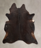 Chocolate X-Large Brazilian Cowhide Rug 7'9