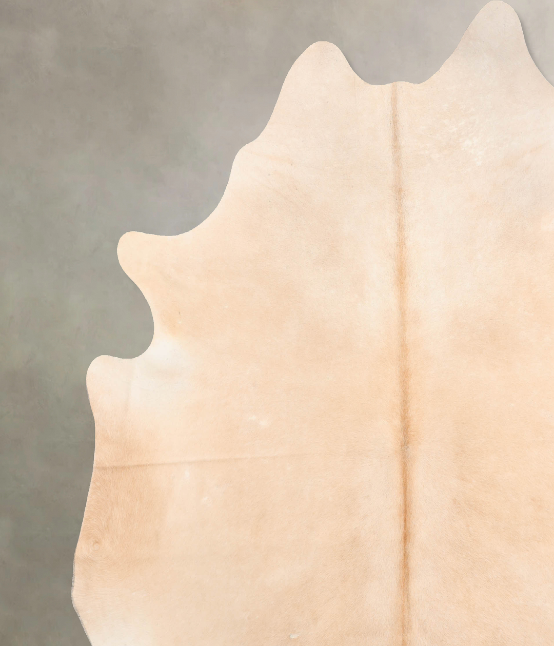 Beige XX-Large Brazilian Cowhide Rug 8'2"H x 7'6"W #B6588 by Hudson Hi