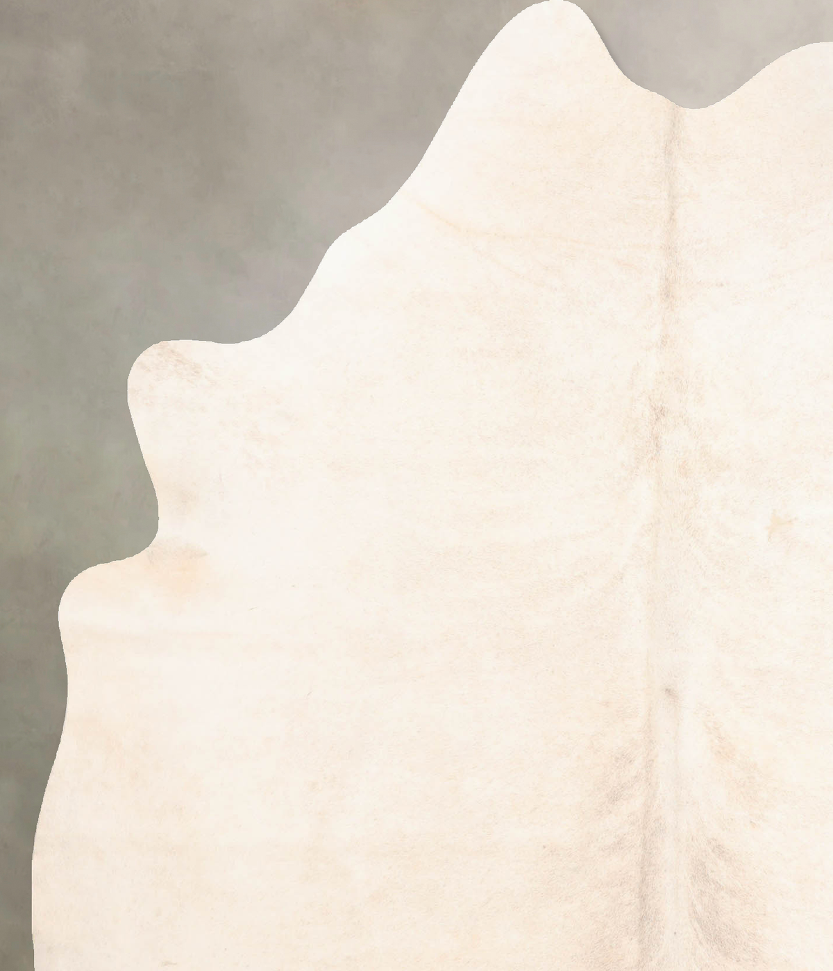 Ivory with Beige Large Brazilian Cowhide Rug 6'10"H x 5'7"W #B6593 by Hudson Hides