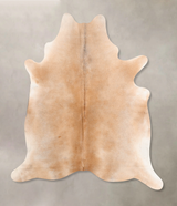 Grey with Beige X-Large Brazilian Cowhide Rug 7'2"H x 6'0"W #B6595 by Hudson Hides