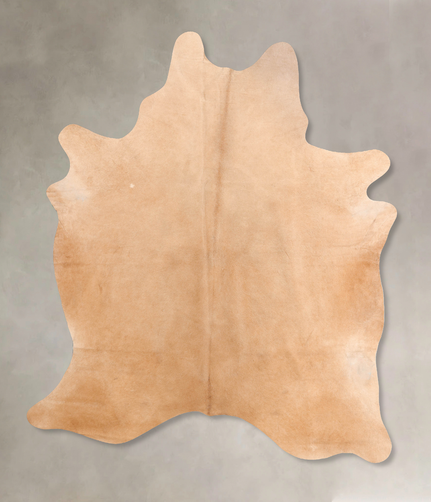 Beige XX-Large Brazilian Cowhide Rug 8'4"H x 6'3"W #B6602 by Hudson Hides