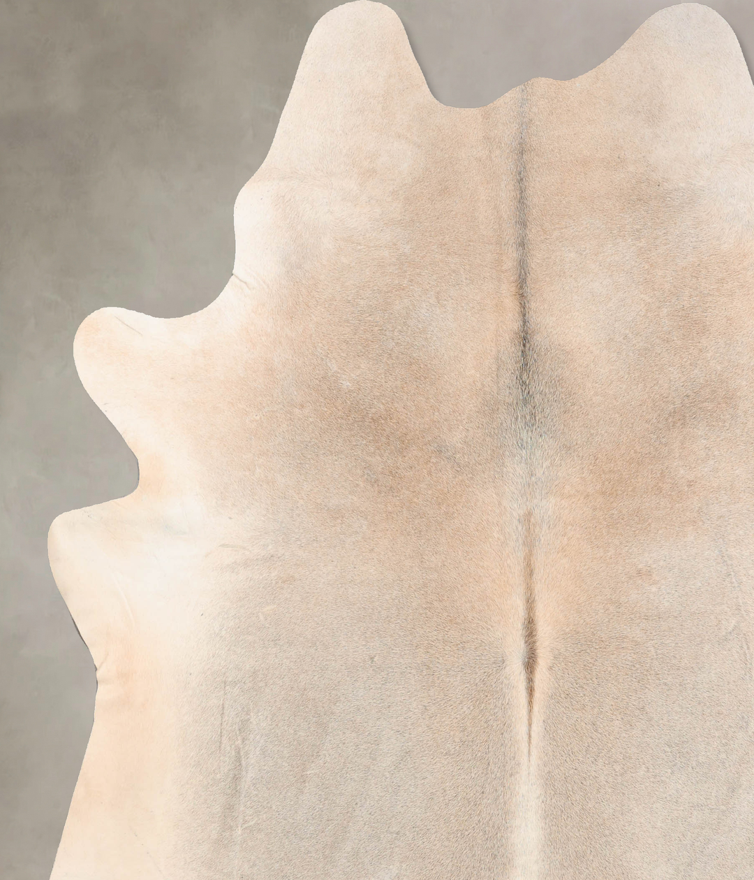 Grey with Beige XX-Large Brazilian Cowhide Rug 8'1"H x 7'1"W #B6607 by