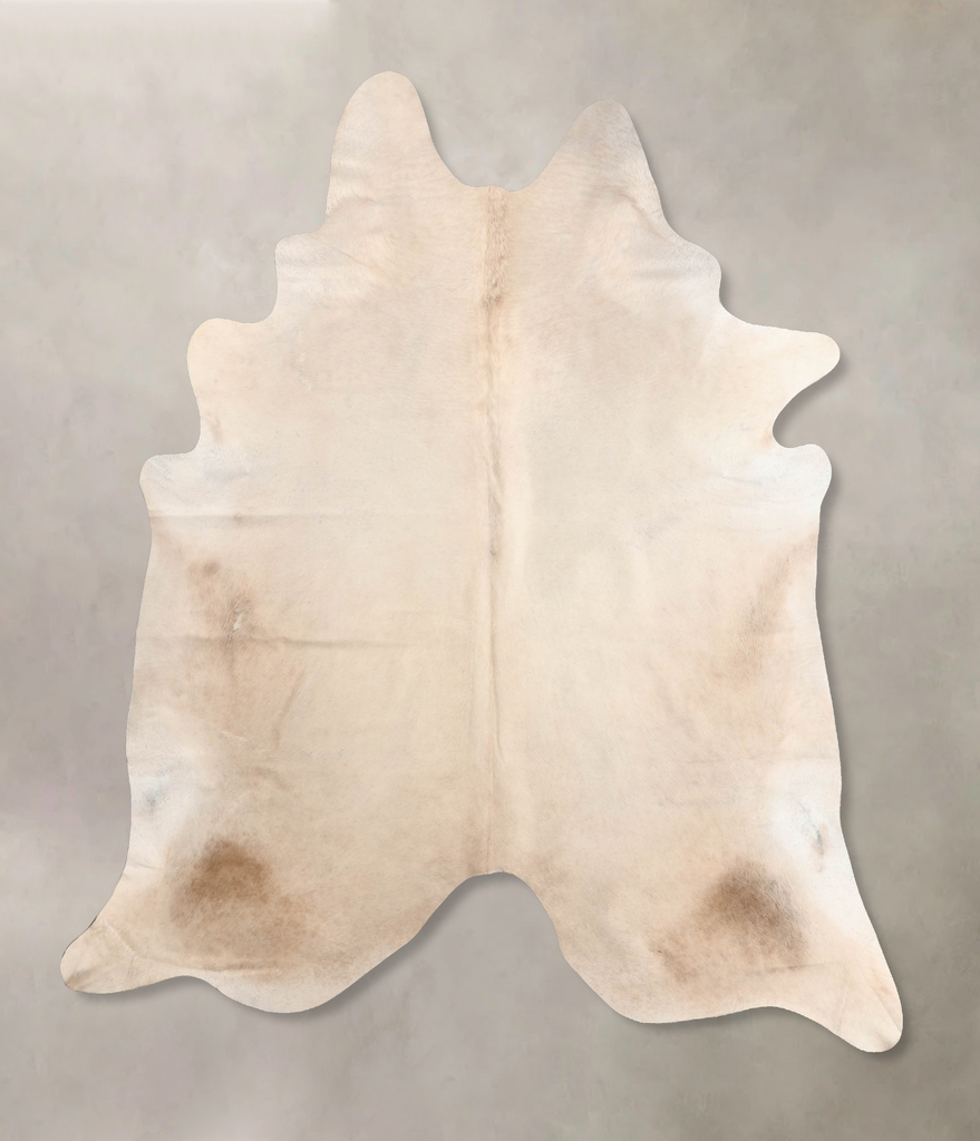 Champagne XX-Large Brazilian Cowhide Rug 8'3"H x 7'0"W #B6631 by Hudson Hides