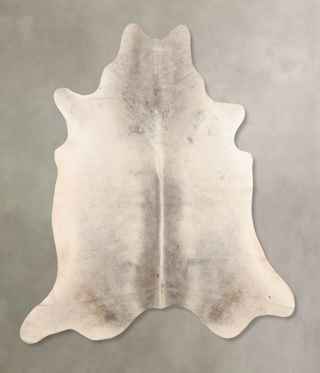 Medium Grey X-Large Brazilian Cowhide Rug 6'9"H x 7'1"W #B6699 by Huds