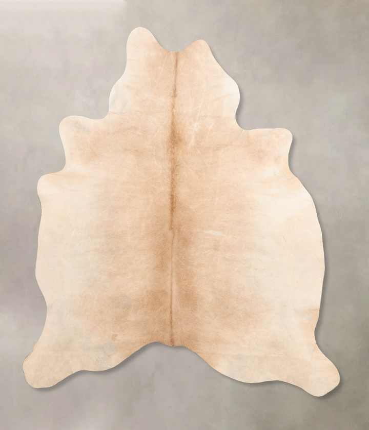 Grey with Beige X-Large Brazilian Cowhide Rug 7'0"H x 6'2"W #B6719 by Hudson Hides