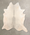 Grey with Beige XX-Large Brazilian Cowhide Rug 8'3