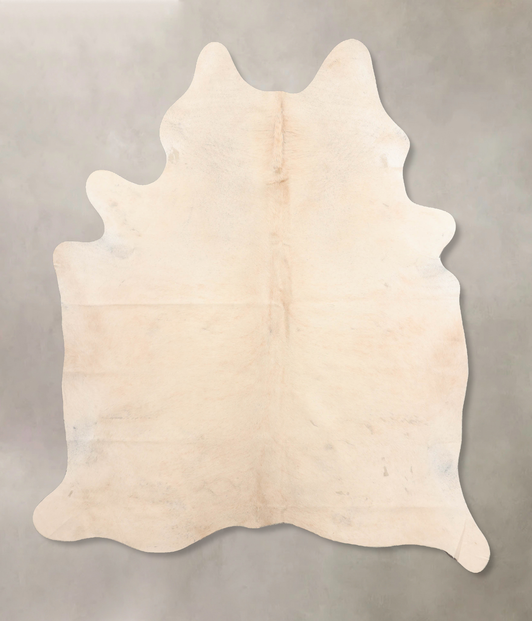 Ivory with Beige X-Large Brazilian Cowhide Rug 7'7"H x 5'10"W #B6883 b