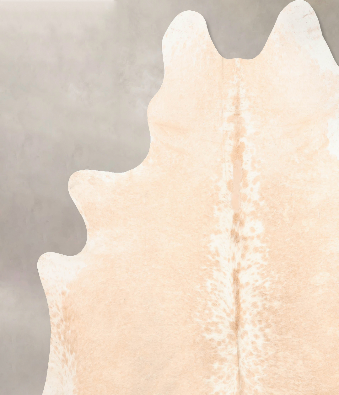 Beige XX-Large Brazilian Cowhide Rug 8'6"H x 7'5"W #B6935 by Hudson Hi