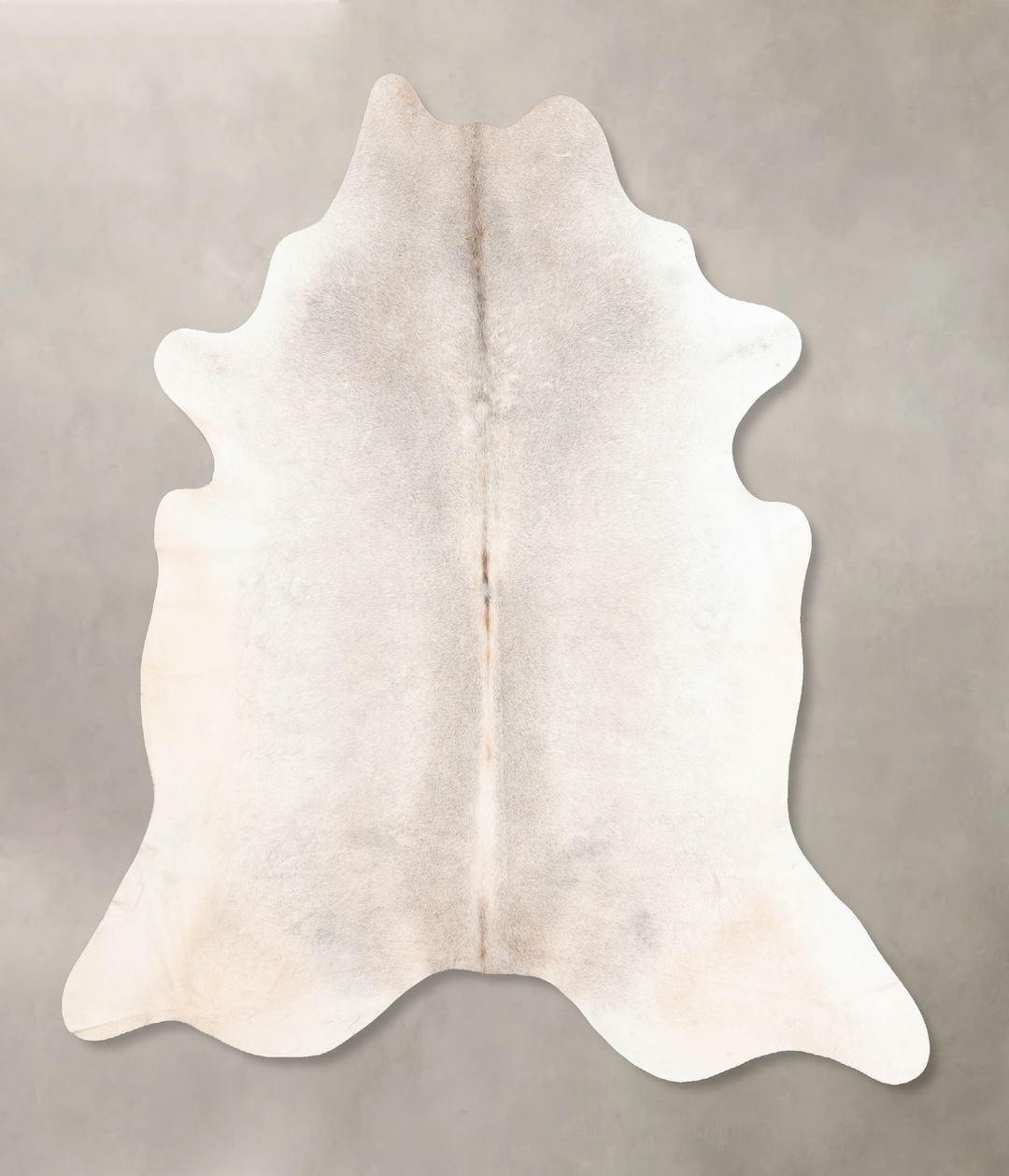 Light Grey X-Large Brazilian Cowhide Rug 7'4"H x 6'9"W #B6944 by Hudso