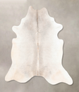 Light Grey X-Large Brazilian Cowhide Rug 7'4"H x 6'9"W #B6944 by Hudson Hides
