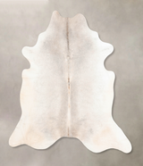 Light Grey X-Large Brazilian Cowhide Rug 7'4"H x 6'9"W #B6944 by Hudson Hides