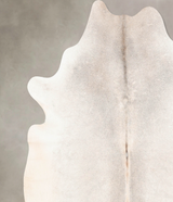 Light Grey X-Large Brazilian Cowhide Rug 7'4"H x 6'9"W #B6944 by Hudson Hides