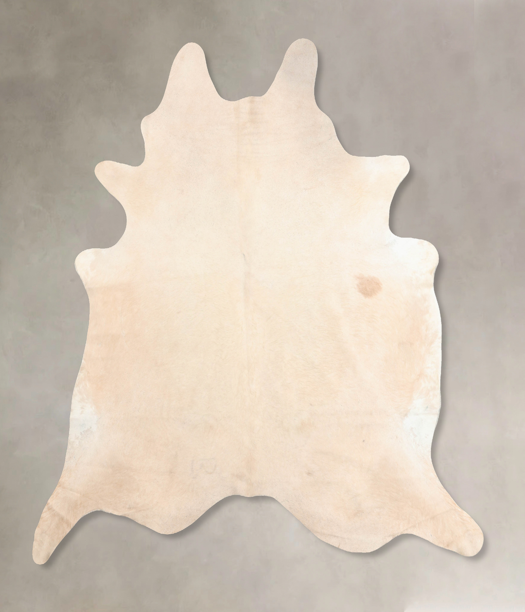 Ivory with Beige XX-Large Brazilian Cowhide Rug 8'4"H x 7'7"W #B6977 b