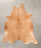 Beige XX-Large Brazilian Cowhide Rug 8'6