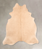 Beige X-Large Brazilian Cowhide Rug 7'4
