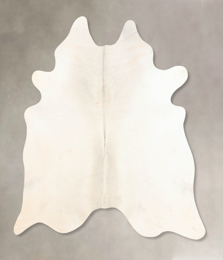 Light Grey XX-Large Brazilian Cowhide Rug 7'8"H x 6'10"W #B7024 by Hudson Hides
