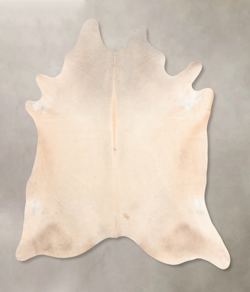 Champagne XX-Large Brazilian Cowhide Rug 8'2"H x 7'3"W #B7035 by Hudson Hides