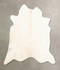 Ivory with Beige XX-Large Brazilian Cowhide Rug 7'11