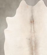 Grey with Beige X-Large Brazilian Cowhide Rug 6'9"H x 6'1"W #B7055 by Hudson Hides