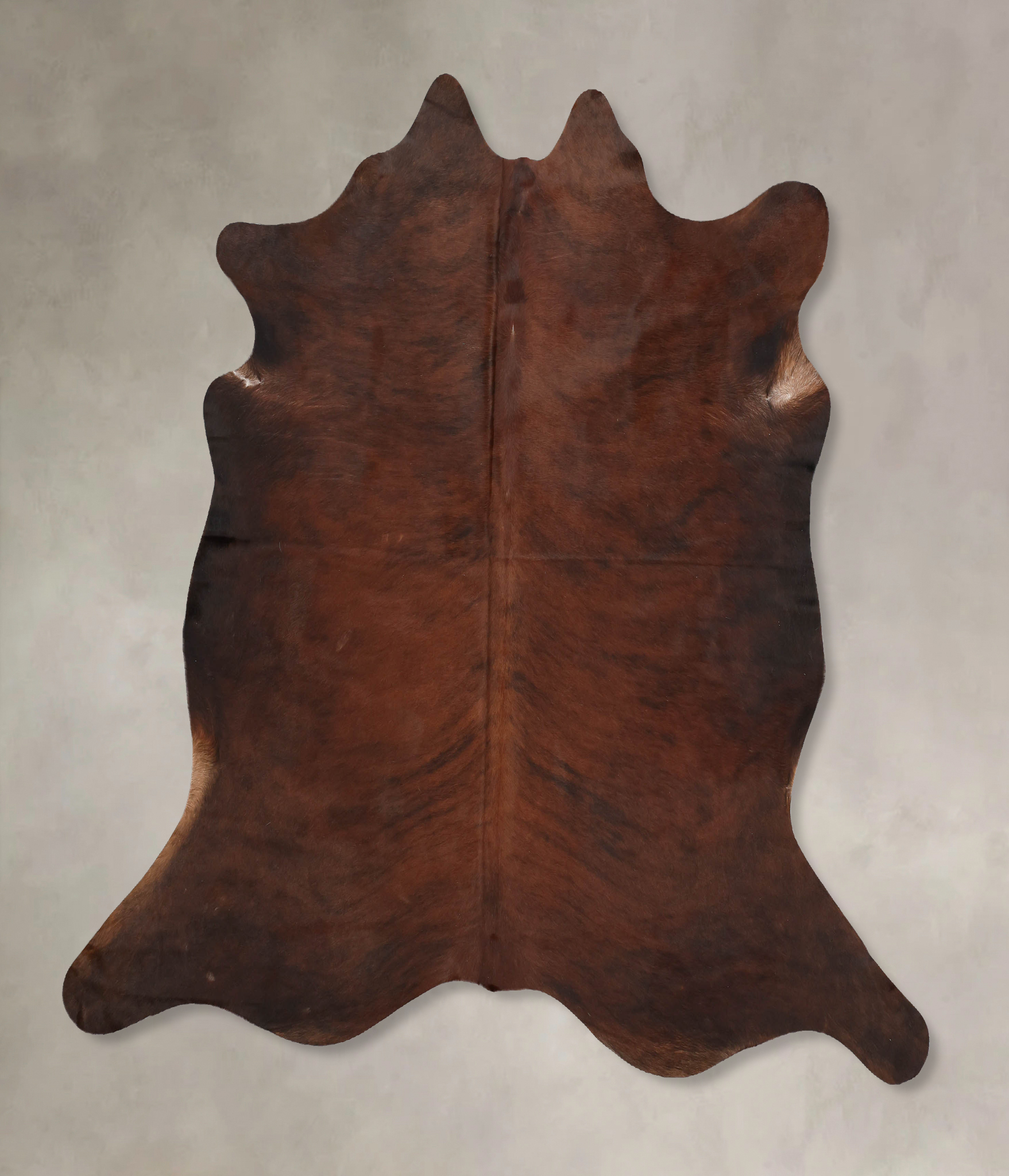 Dark Brindle Cowhide Rug #B7173