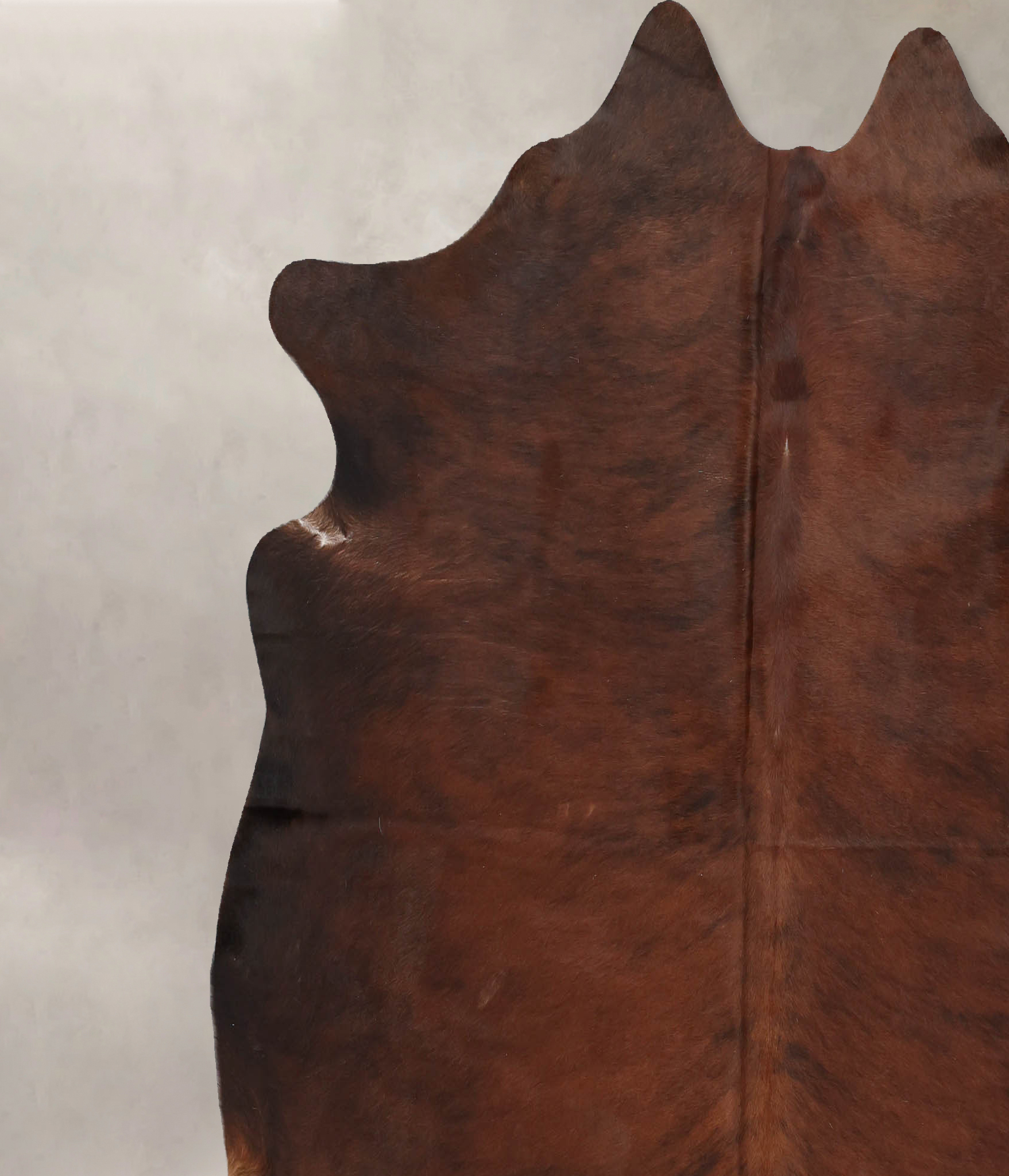 Dark Brindle Cowhide Rug #B7173