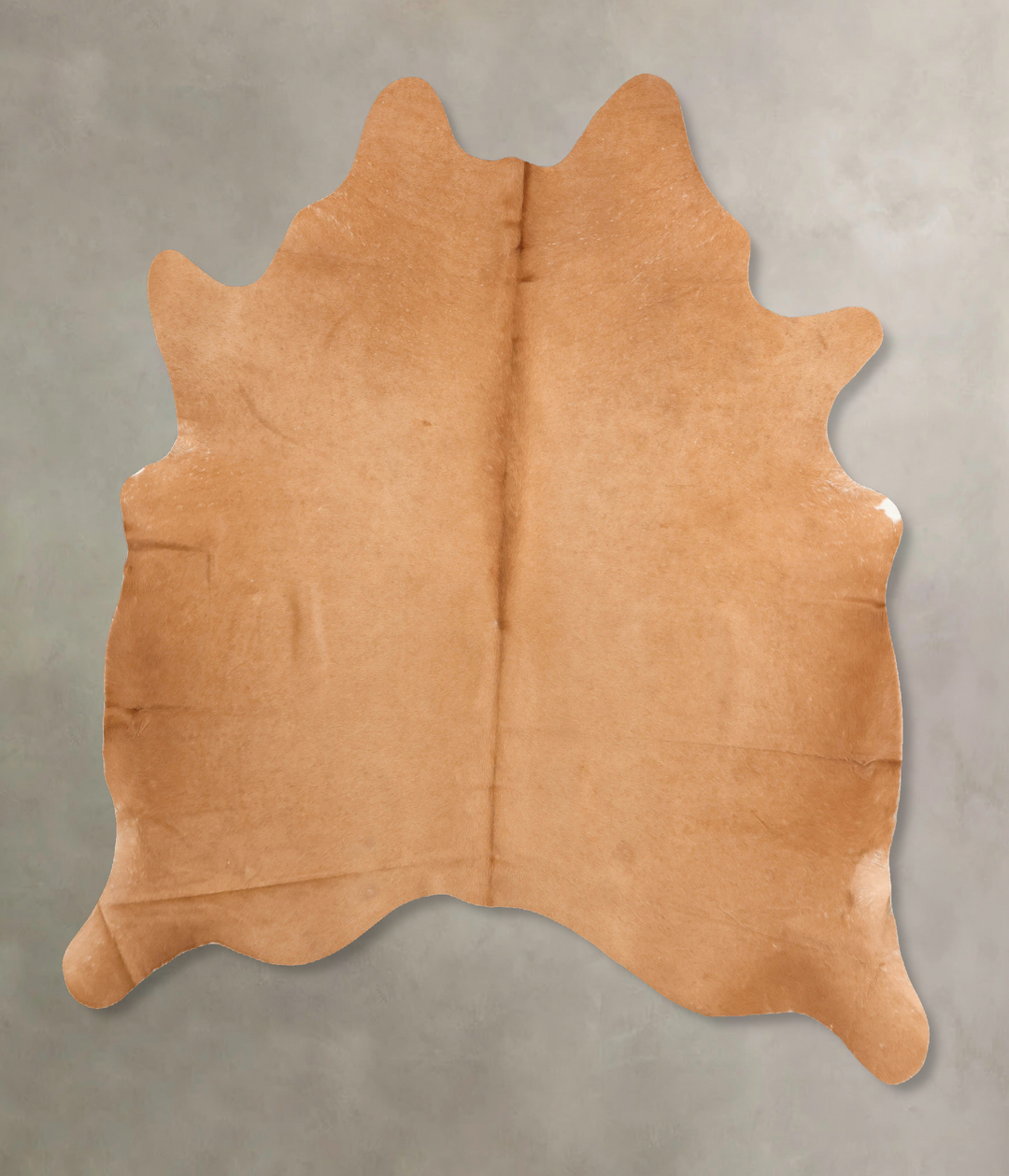 Beige X-Large Brazilian Cowhide Rug 6'11"H x 6'1"W #B7224 by Hudson Hi
