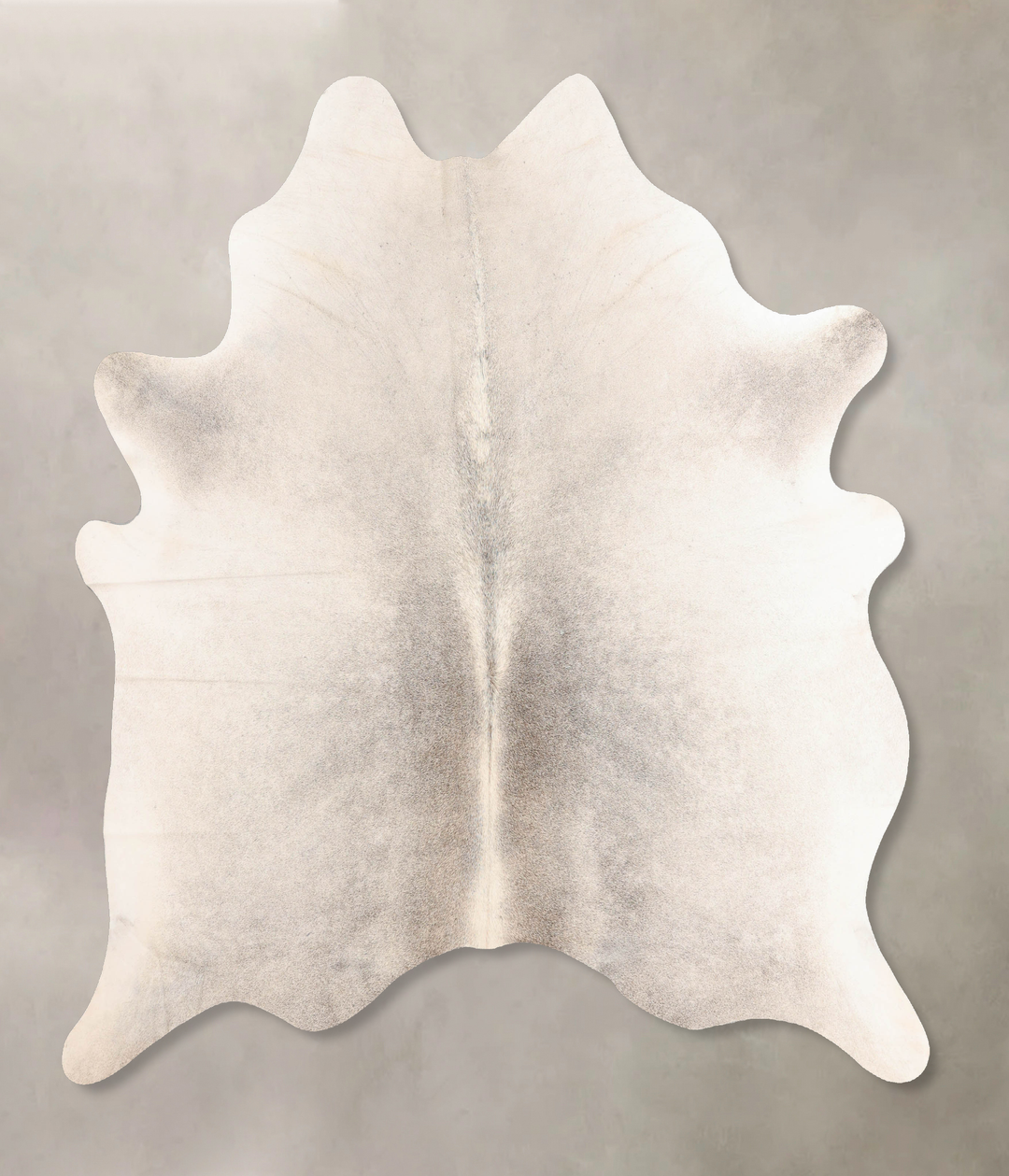 Medium Grey X-Large Brazilian Cowhide Rug 6'11"H x 6'2"W #B7388 by Hud