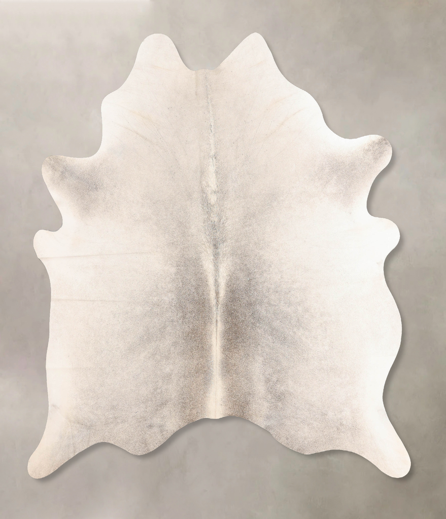 Medium Grey X-Large Brazilian Cowhide Rug 6'11"H x 6'2"W #B7388 by Hudson Hides