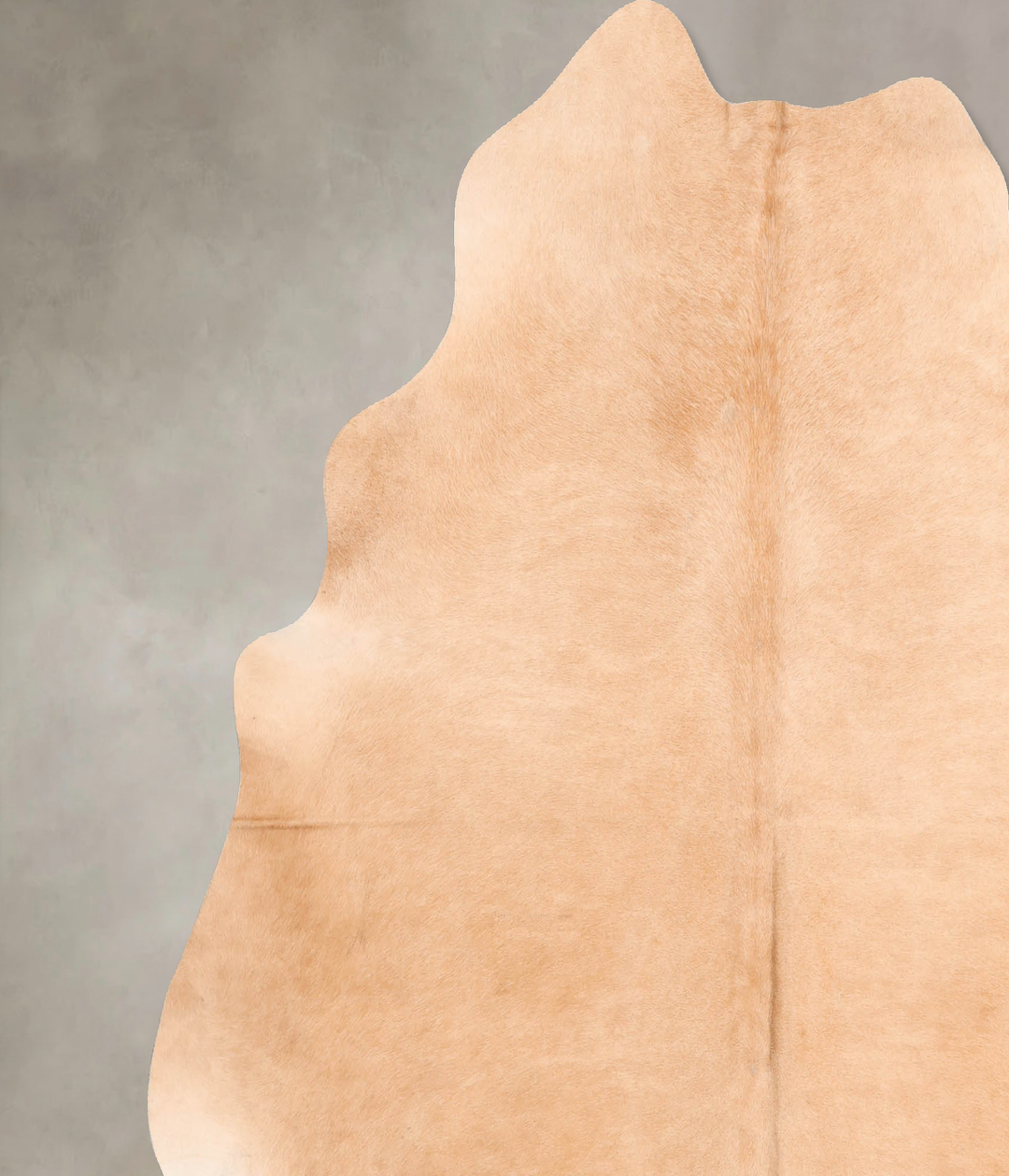 Beige X-Large Brazilian Cowhide Rug 6'9"H x 6'8"W #B7403 by Hudson Hid