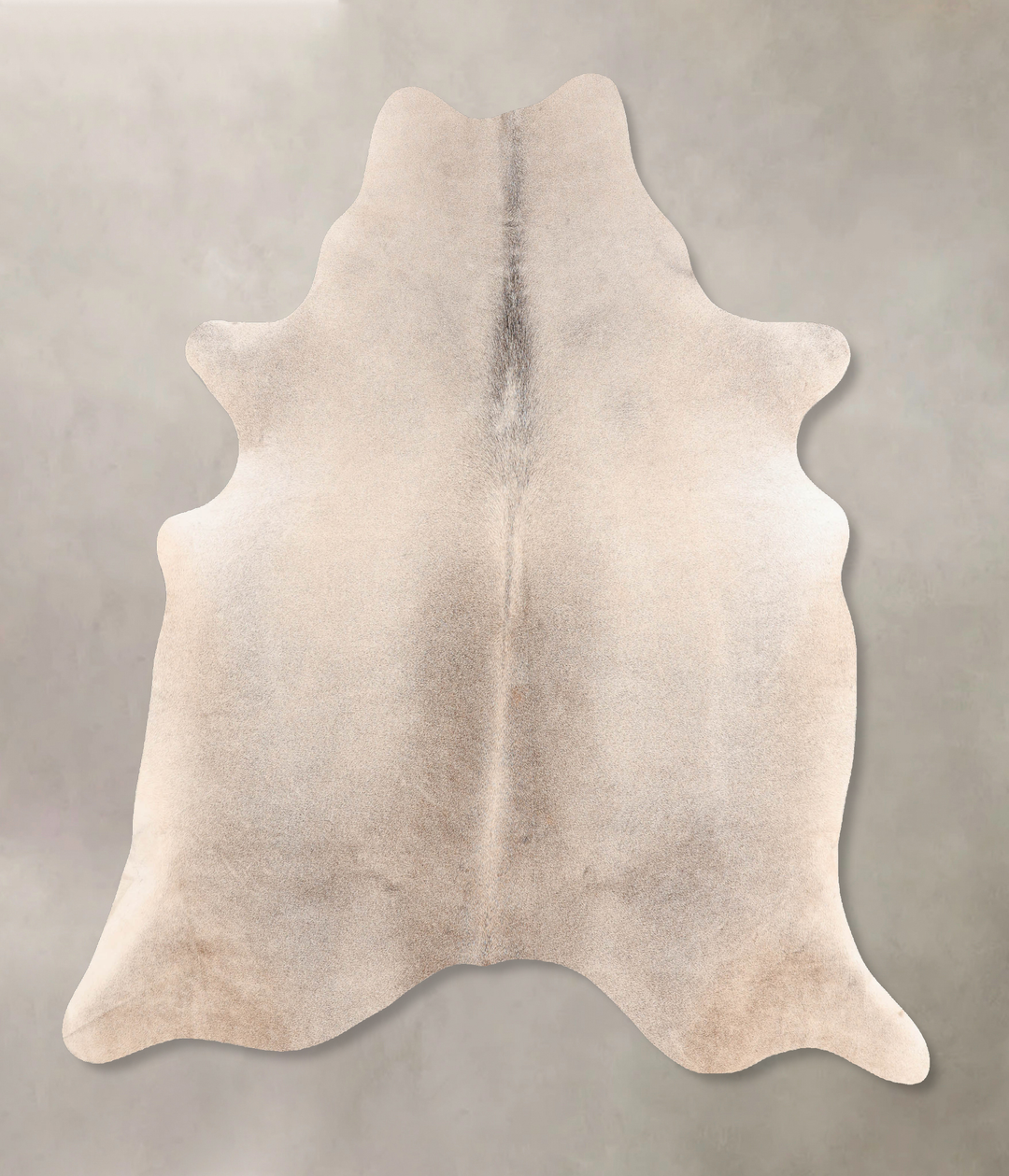 Medium Grey X-Large Brazilian Cowhide Rug 6'9"H x 6'0"W #B7457 by Huds