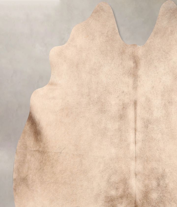 Champagne X-Large Brazilian Cowhide Rug 6'2"H x 6'8"W #B7600 by Hudson Hides