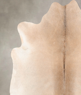 Grey with Beige X-Large Brazilian Cowhide Rug 6'7"H x 6'9"W #B7604 by Hudson Hides
